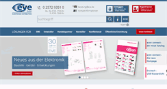 Desktop Screenshot of eve.de